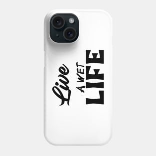 swimmers humor, fun swimming, quotes and jokes v39 Phone Case