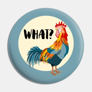 Impatient Rooster Pin