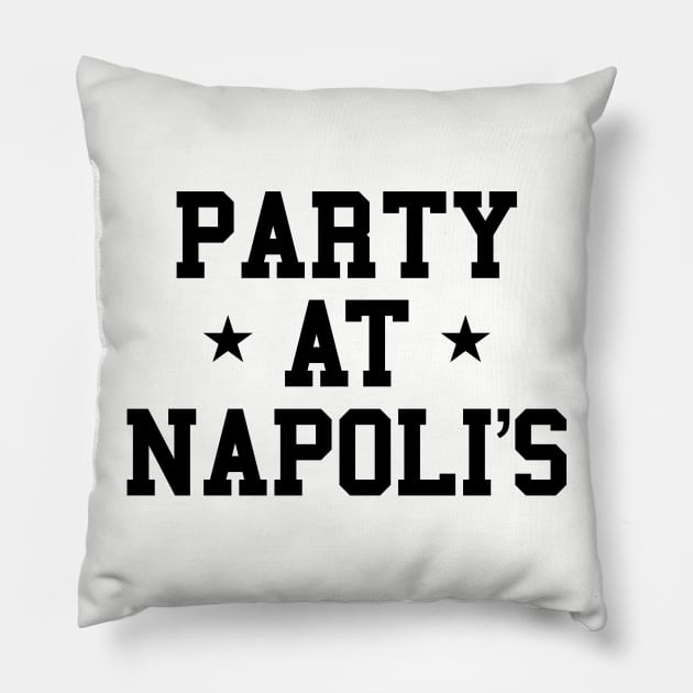 Party at Napolis Pillow by ilvms