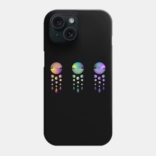 Dream Catchers | Sunset Peacock Nebula Red Yellow Green Blue Pink Black Phone Case