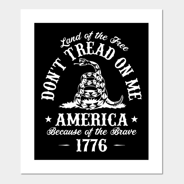 Don T Tread On Me Dont Tread On Me Posters And Art Prints Teepublic