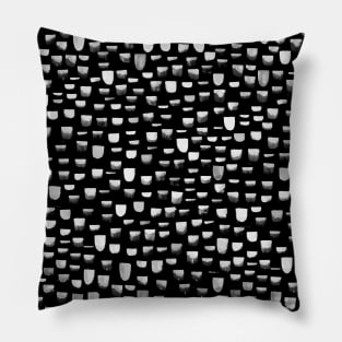 Black and White Inverted Spots Pillow