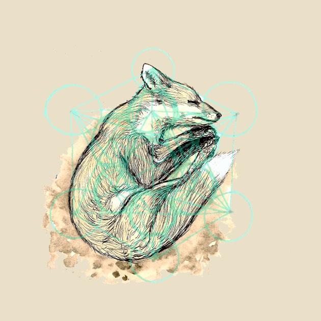 Sleeping Fox by Freja
