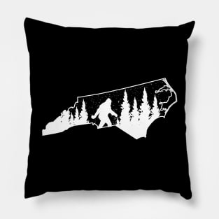 North Carolin Bigfoot Pillow