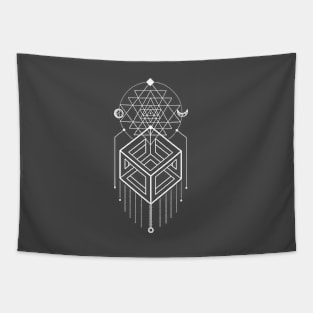 Sacred Geometry / Magic totem Tapestry