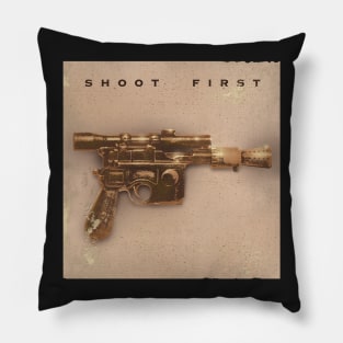 Shoot First Pillow