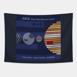 JUICE Jupiter ICy Moons Explorer Tapestry