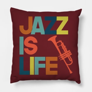 Jazz is Life Pillow