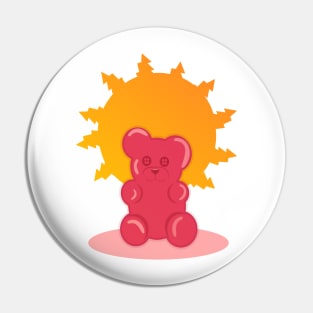 pink gummy bear Pin