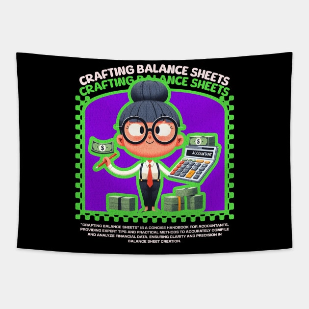 Funny Accountant Tapestry by Create Magnus