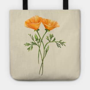 California Poppy Tote