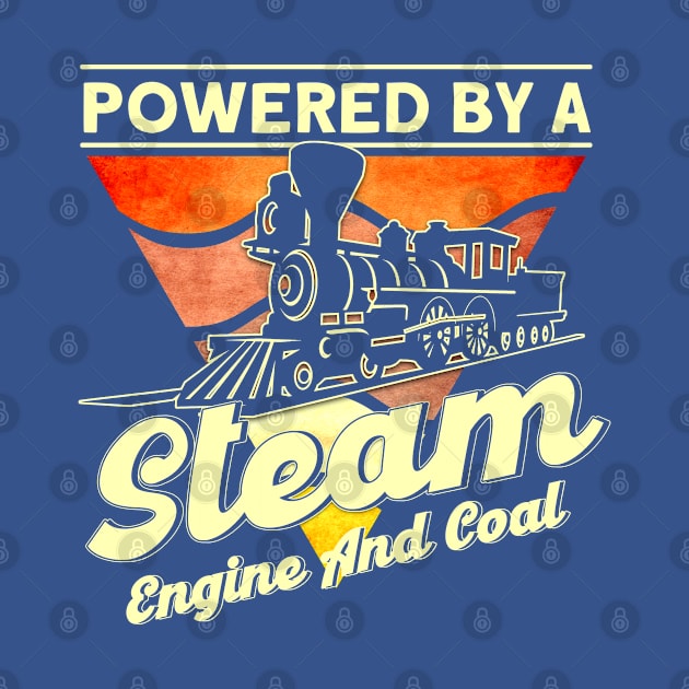 Steam Train Train Lover Locomotive by Toeffishirts