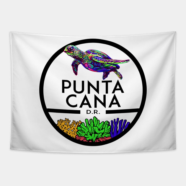 Punta Cana Dominican Republic Sea Turtle Tapestry by heybert00