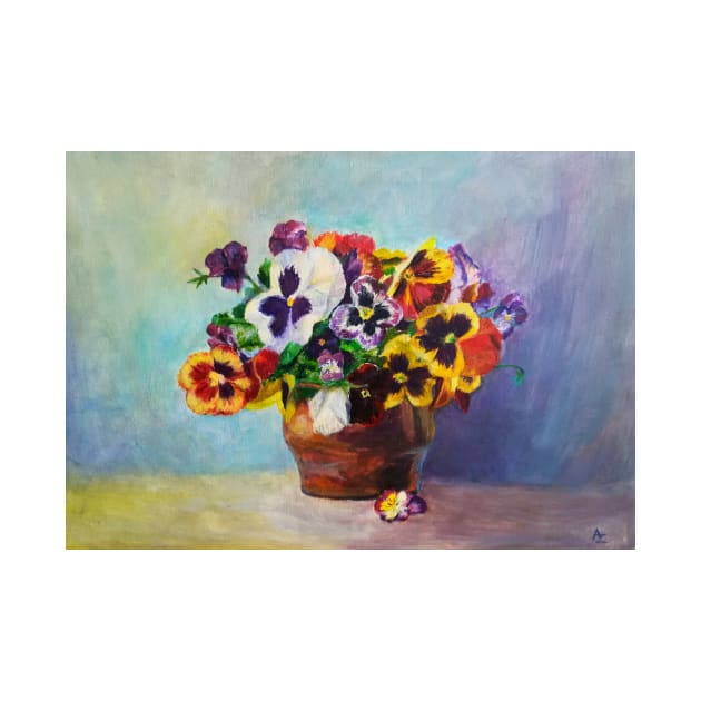 Pansies by Anthropolog