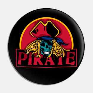 Pirate Skull Pin