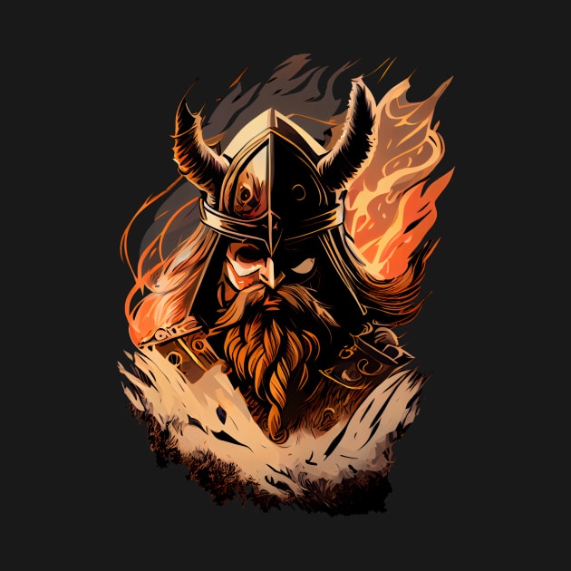 Dark Fire Viking by MLArtifex