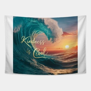 Kindness is cool Tapestry