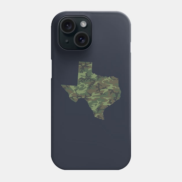 hunting in Texas Phone Case by GreenGuyTeesStore