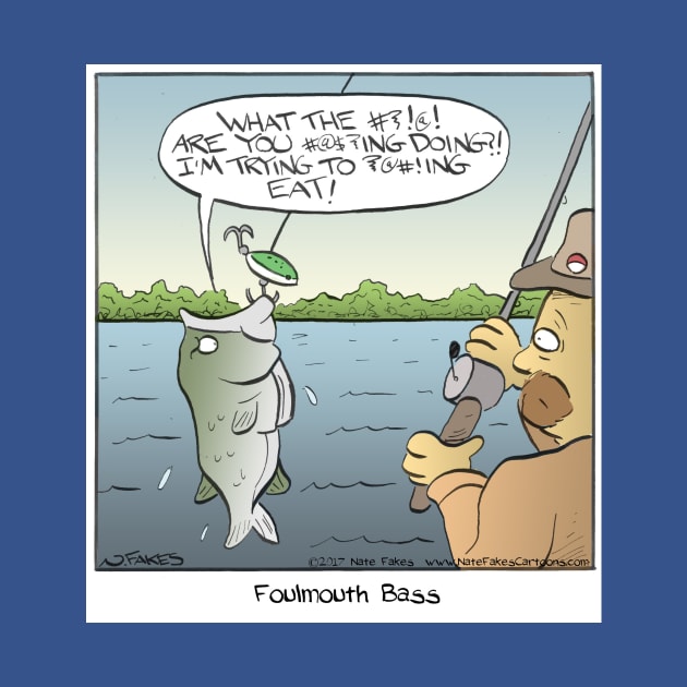 Foulmouth Bass by cartoonistnate