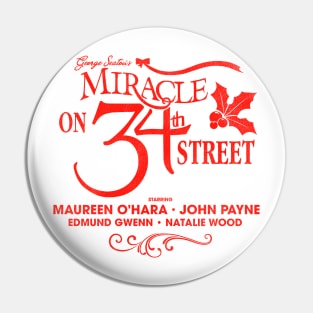 Miracle On 34th Street Movie Title Pin