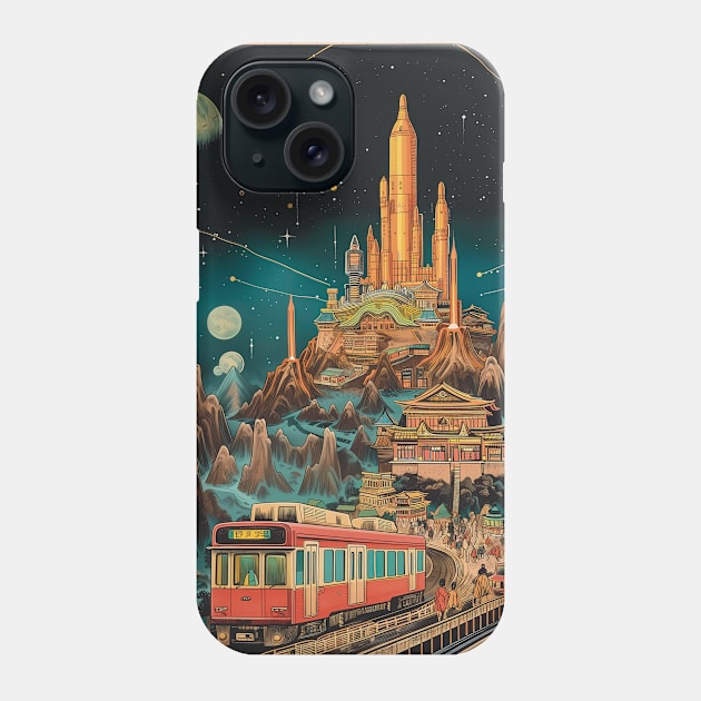 Celestial Acropolis Phone Case by Leevie