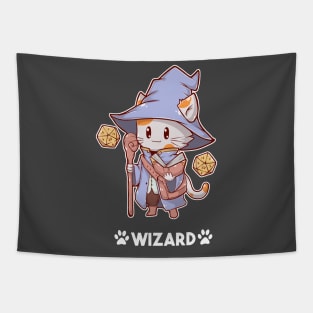 Wizard Paw Text Tapestry