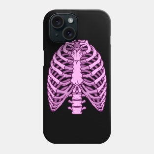 Rib Cage (Pink) Phone Case