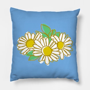 Daisy Flower Pillow