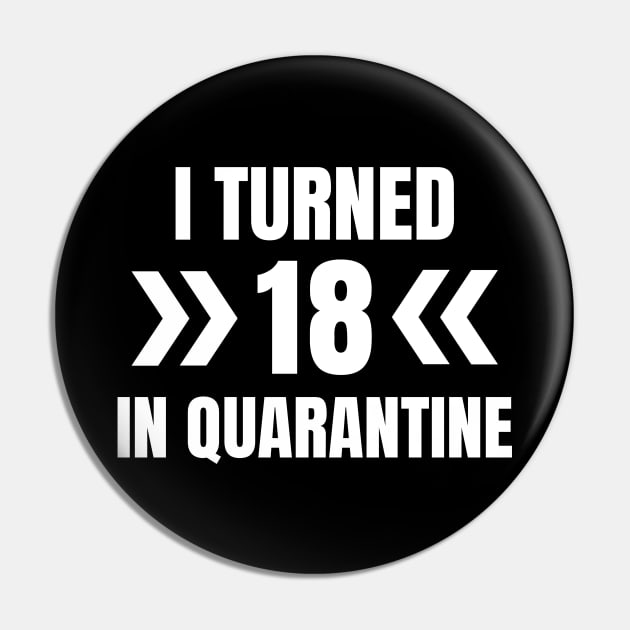 I Turned 18 In Quarantine Pin by LunaMay