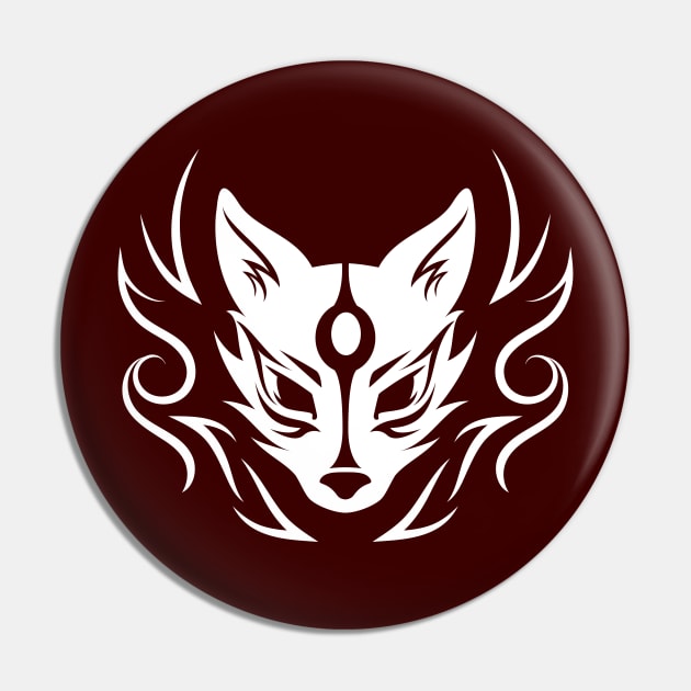 Amaterasu Mask Pin by LoShimizu