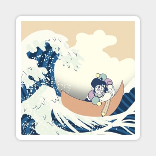 Pom Pom and the Great Wave Magnet