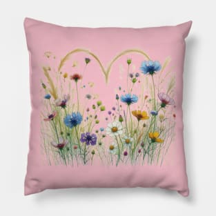 Fleurs d'amour Pillow