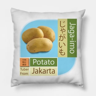 Jagaimo (じゃがいも) Tuber From Jakarta (Potato) Pillow