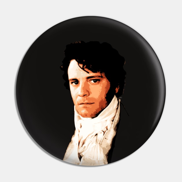 Mr Darcy - Pride and Prejudice Pin by FanitsaArt