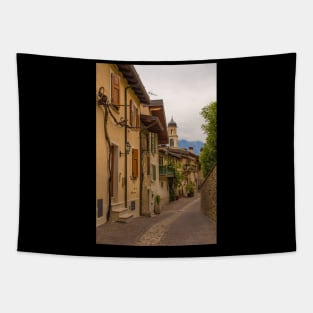 Street in Limone sul Garda, Italy Tapestry