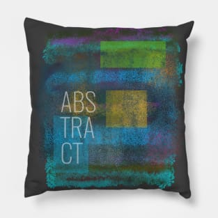 Modern abstract expressionist painting Pillow