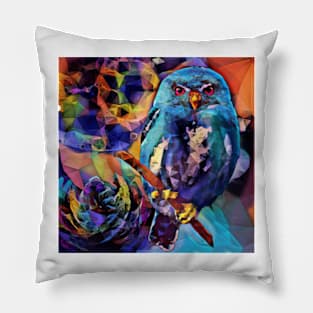 Abstract owl Pillow