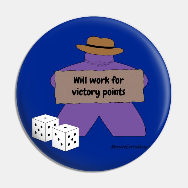 Will Work, Purple Pin by MeeplesGottaMeep