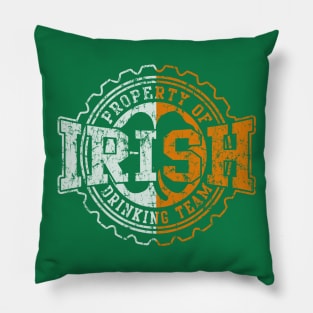 Irish Drinking Team St Patricks Day Beer Cap Pillow