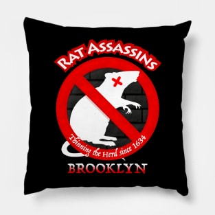 Brooklyn Rat Assassins - Thin the Herd Pillow