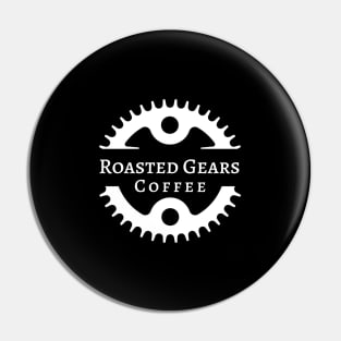 Roasted Gears Inverted Logo Corner Tee Pin