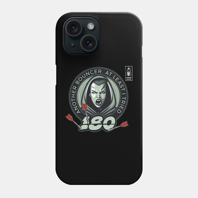 Darts 180 Onehundredandeigthy Bullseye White Player Phone Case by Adam Brooq