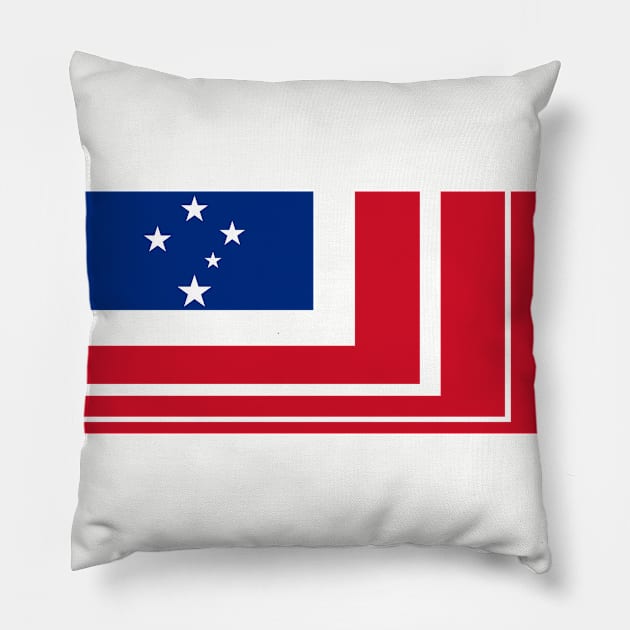 Samoa Flag Pillow by Historia