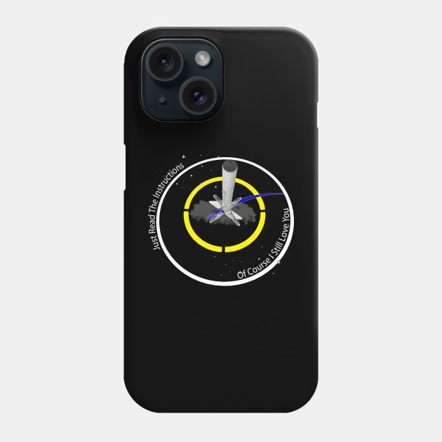 Spacex Rocket Space Landing Pad Bullseye Phone Case by Prolifictees