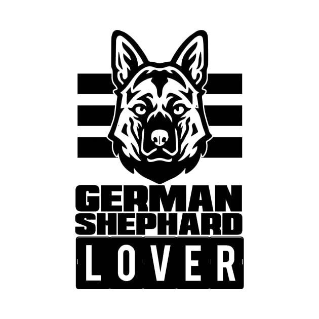 German Shepard Lover (Black) by helloshirts