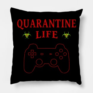 Quarantine Life Self Isolation Gamer Pillow