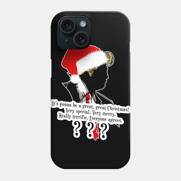 Anti Trump Caricature - Merry Christmas 2 Phone Case by EDDArt