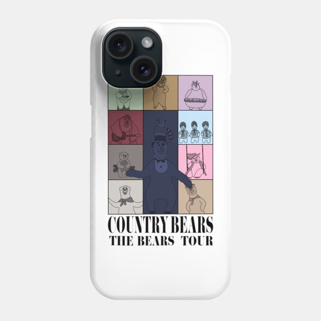 The Bears Tour Phone Case by Hundred Acre Woods Designs