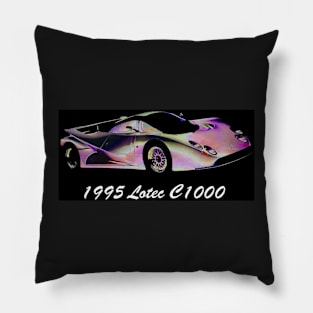 1995 Lotec C1000 Classic Super Car Pillow