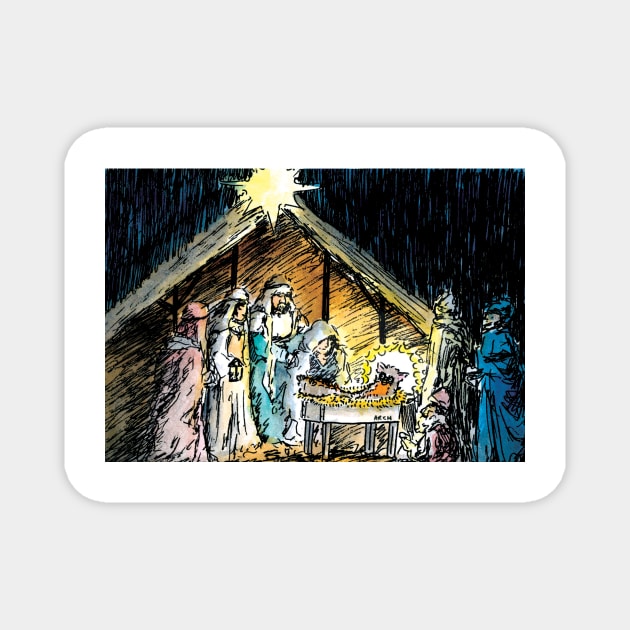 Furby Nativity Magnet by archillustrates